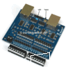 RM16 Dio mit Stecker für die 16 Kontakte, LED
